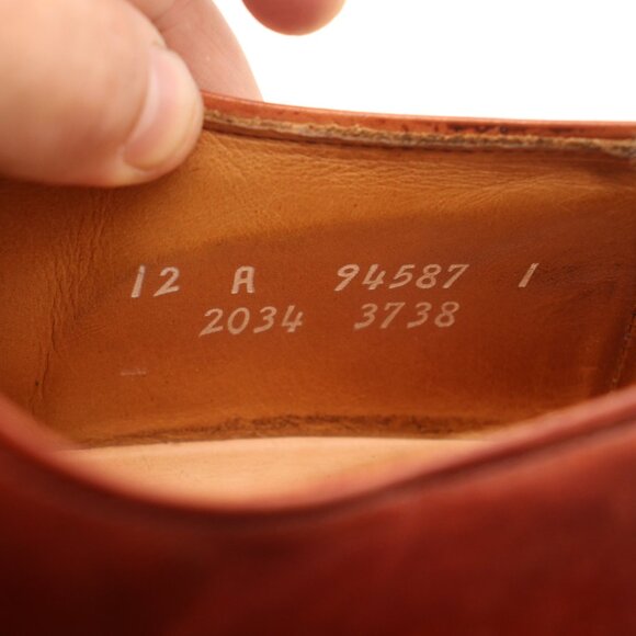 Allen Edmonds Byron Shoes Men\'s Size 12 A Narrow Brown Leather Dress Oxford USA main image 10